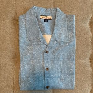 Tommy Bahama Men's Camp shirt XXL 100% silk
